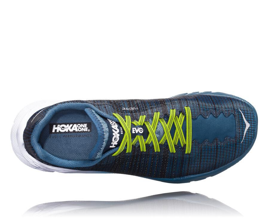 Hoka One One Koşu Ayakkabısı Erkek Lacivert/Beyaz - Evo Rehi - MP6401827